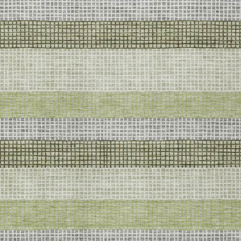 HomeRoots Striped Transitional Rectangle Outdoor Rug