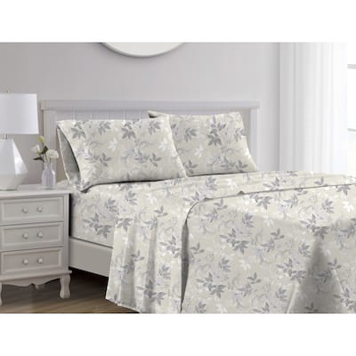Darby Organic Cotton Printed Sheets Twin