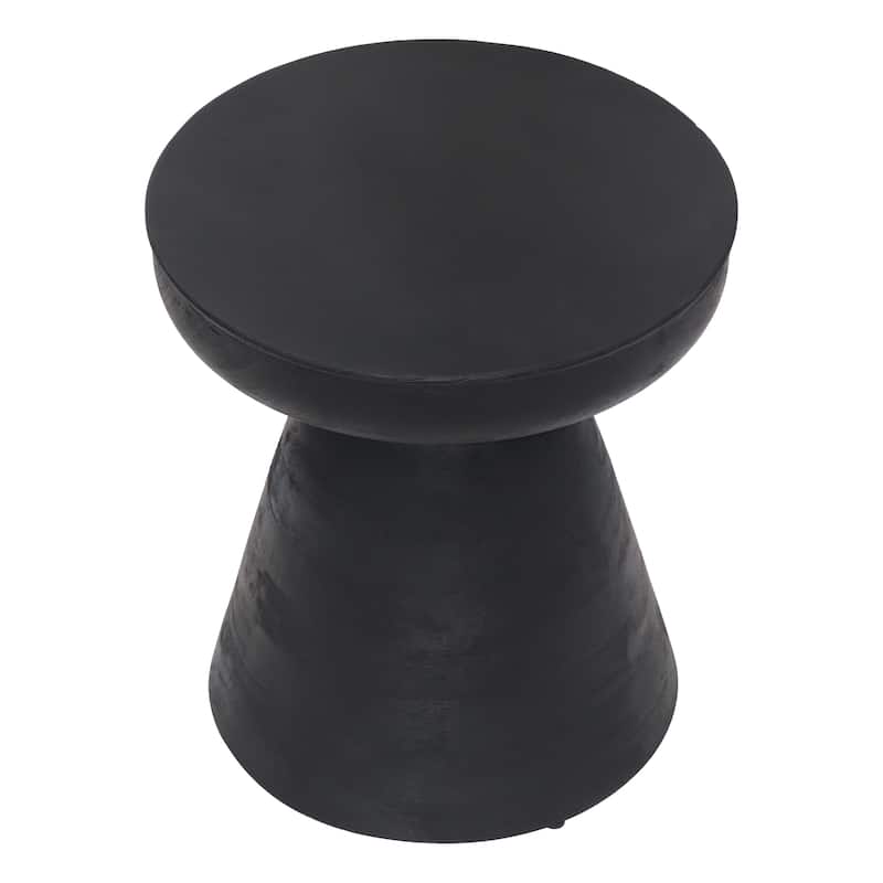 Sage Side Table Black - 15.9" W x 15.9" D x 18.1" H