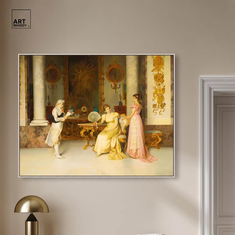 Bashful Suitor Canvas by Art Remedy