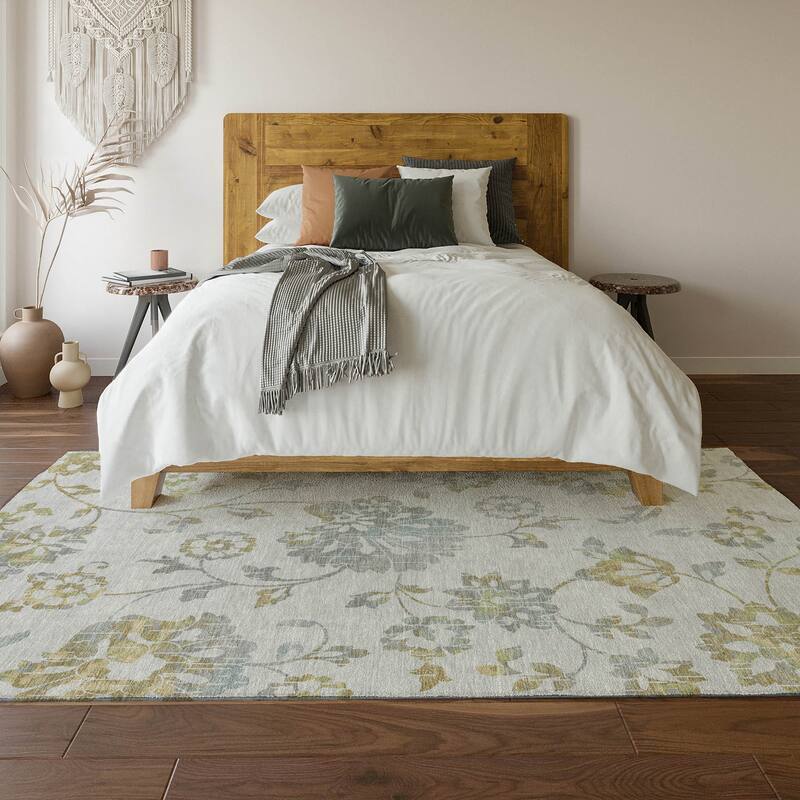 Premium Washable Super Soft Floral Whimsy Mayfield Rug