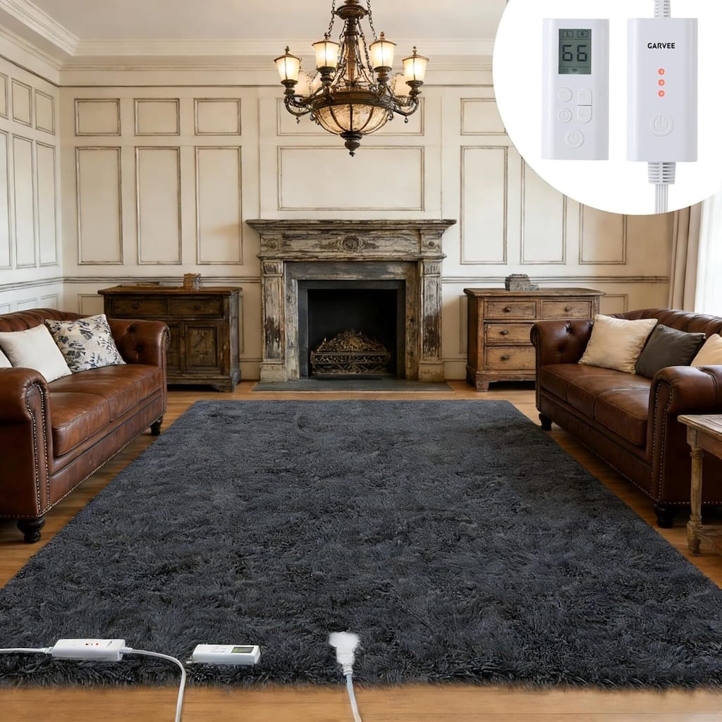 5x7 ft Wired Electric Heated Rug, Floor Mat for Living Room Bedroom