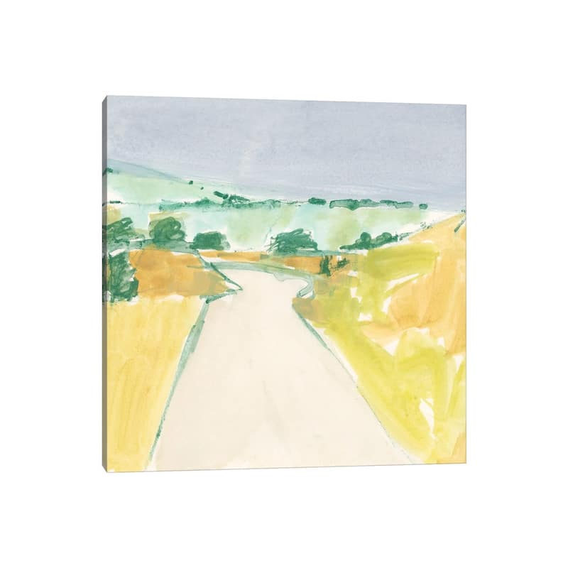 iCanvas "Country Road Sketch II" by Victoria Barnes Canvas Print