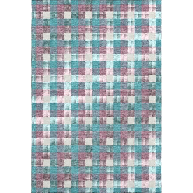 Premium Washable Super Soft Plaid Mayfield Rug