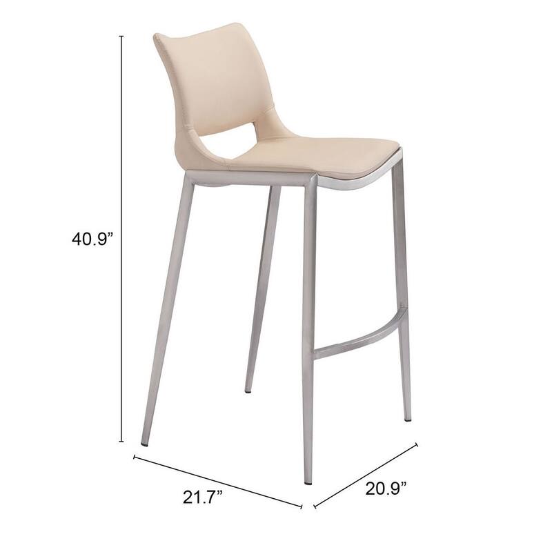 Barstool (Set of 2) - 20.9" W x 21.7" D x 40.9" H