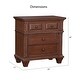 preview thumbnail 11 of 9, Harbor Point Cherry Finished Arched Panel 4-Piece Bedroom Set by Greyson Living