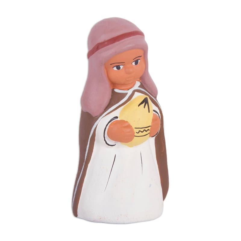 Novica Handmade Arabic Nativity Ceramic Nativity Scene (Set Of 8)