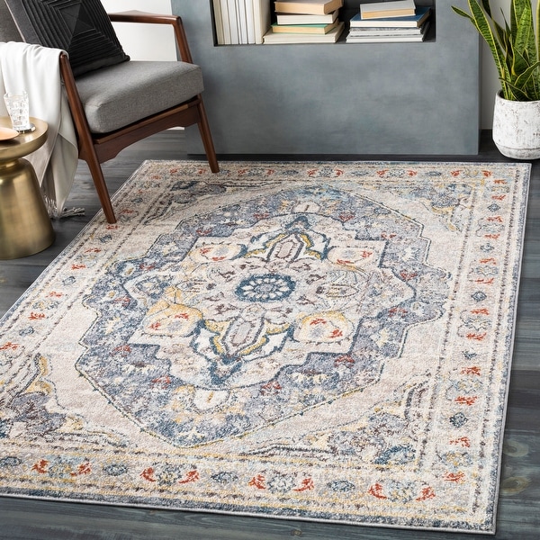 Ira Traditional Medallion Area Rug. Opens flyout.