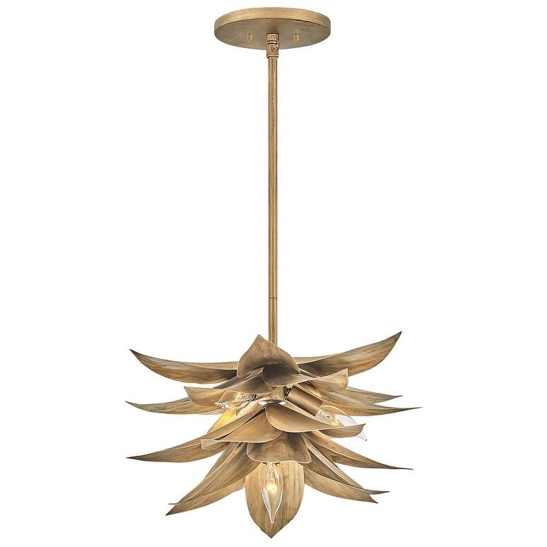 Fredrick Ramond FR30811 Agave 4 Light 16" Wide Convertible Pendant