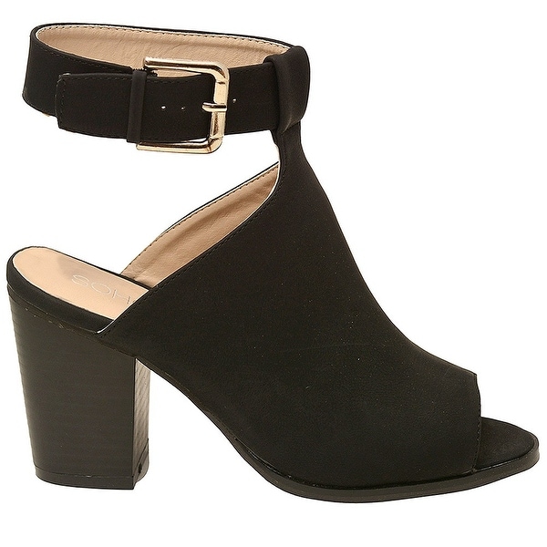 bootie sandals heels