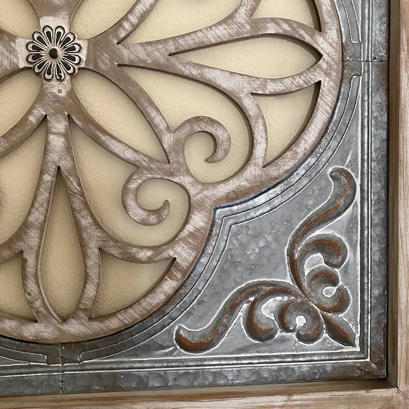 Alene Handcrafted Sandstone Framed Wall Decor