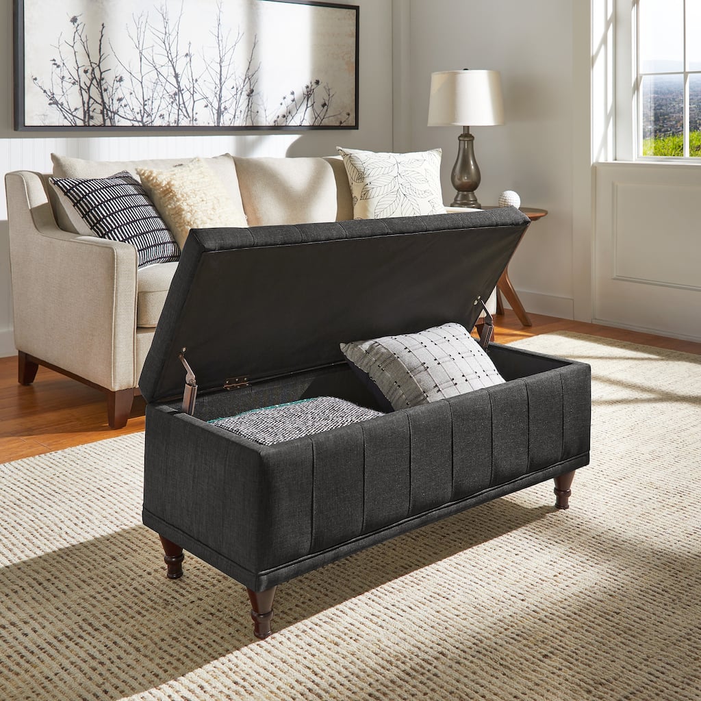 St Ives Lift Top Tufted Storage Bench by iNSPIRE Q Classic