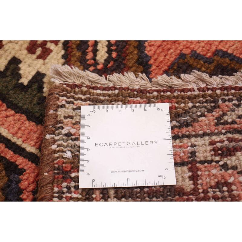 ECARPETGALLERY Hand-knotted Sarabi Red Wool Rug - 7'9 x 11'0