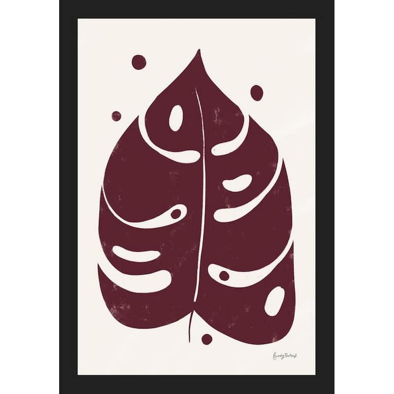 Simple Botanical II Framed Poster