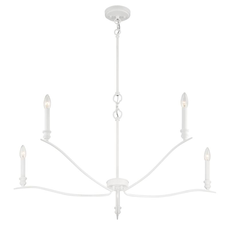 Meridian M10086 5 Light 15" Tall Taper Candle Style Chandelier