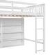 preview thumbnail 27 of 28, Multi-Functional Full Size Loft Bed with 8 Open Storage Shelves and Built-in Ladder, Space Saving, Solid Construction, Gary