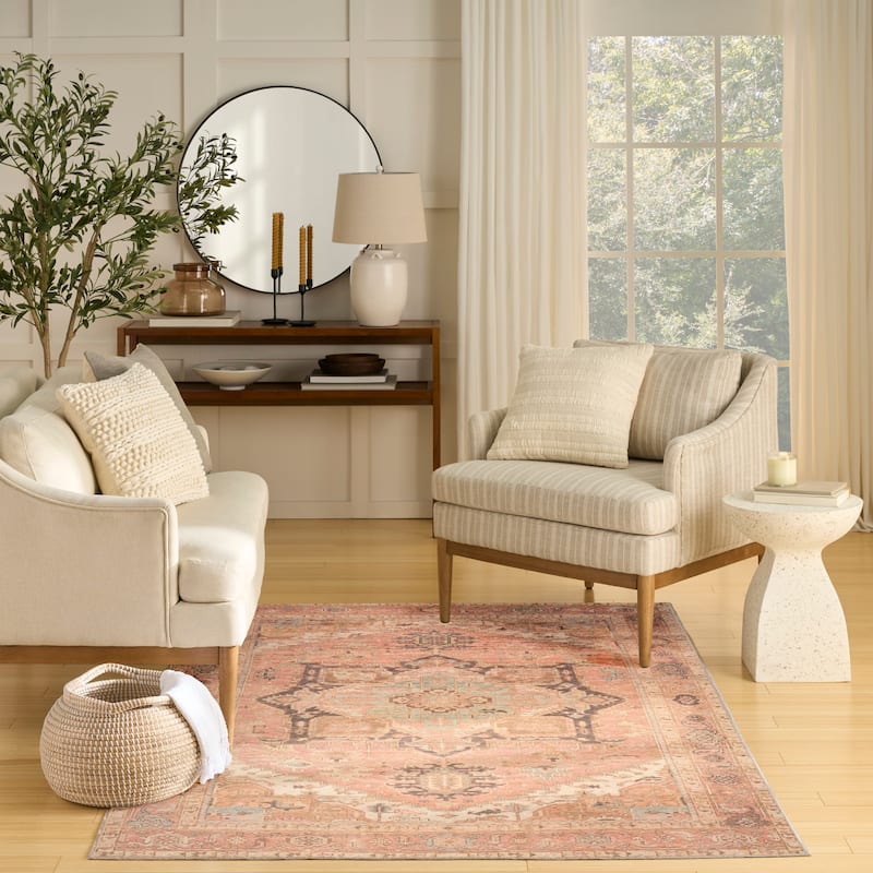 Nourison Vintage Washables Indoor only Persian Area Rug