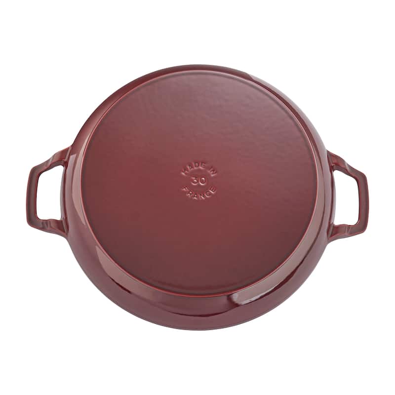STAUB Cast Iron 3.5-qt Braiser with Glass Lid