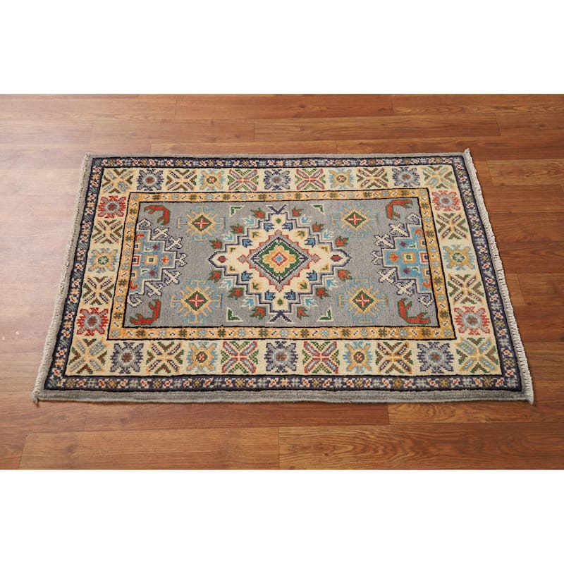 Kazak Oriental Foyer Rug Handmade Foyer Wool Carpet - 2'0"x 3'0"