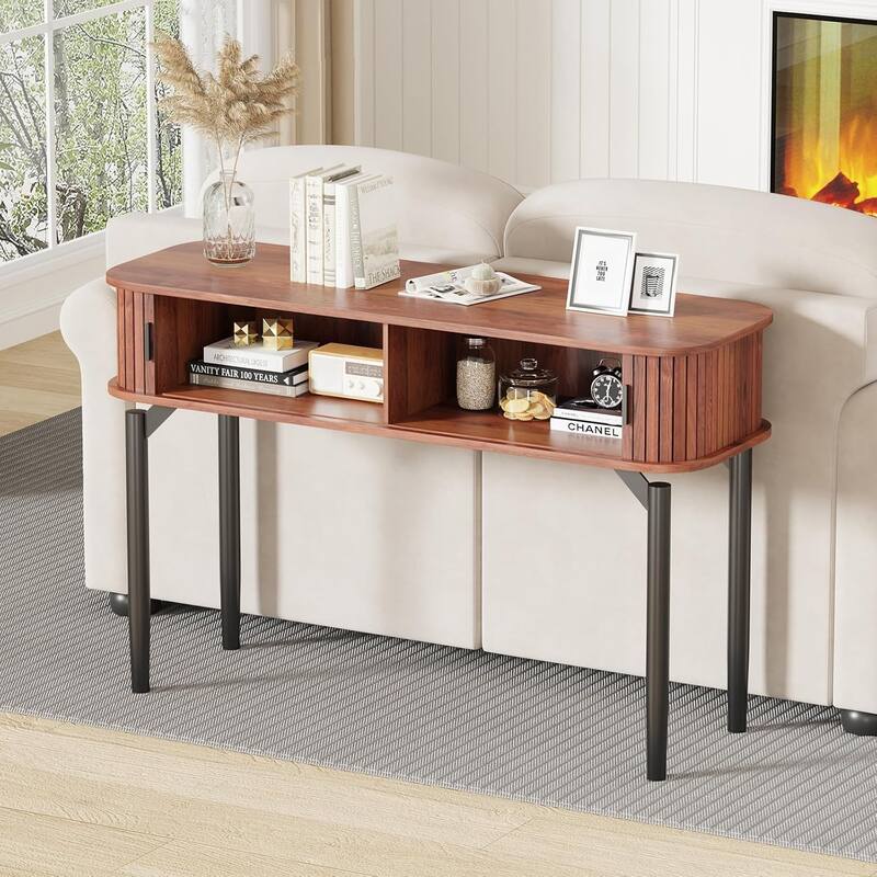 Narrow Console Table for Entryway or Behind Sofa – Modern Accent Table for Living Room