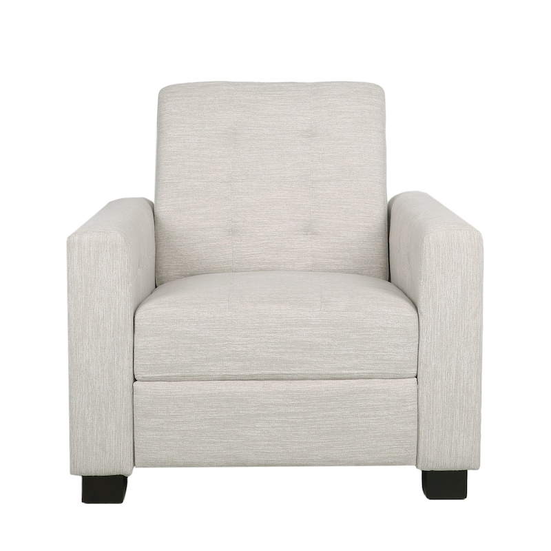 Craigue Upholstered Pushback Recliner by Christopher Knight Home