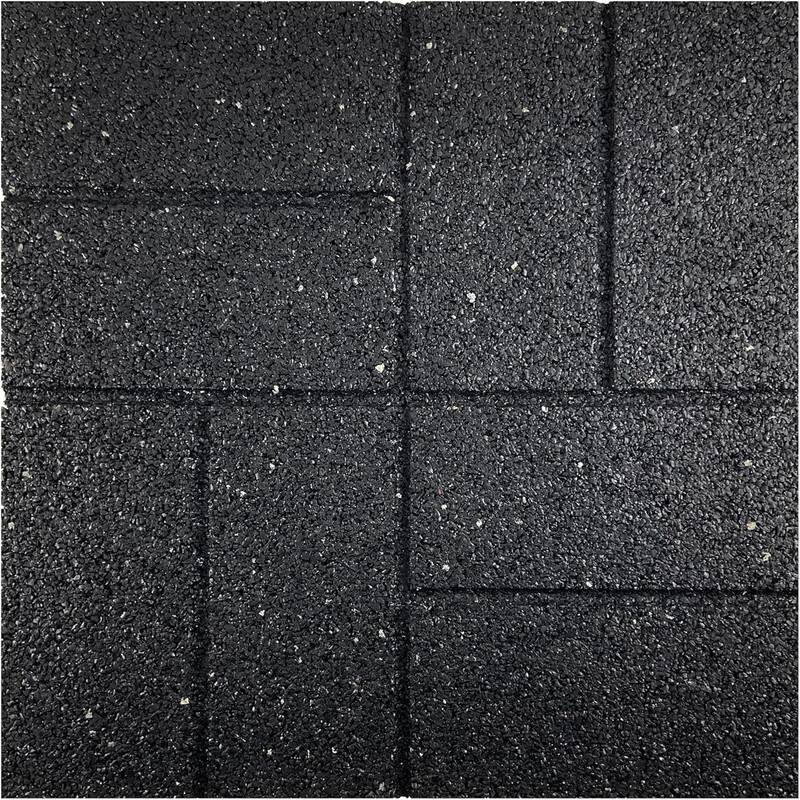 Dual-Sided Stepping Stones, Set of 3, Recycled Rubber for Walkways