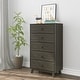 preview thumbnail 4 of 57, Max and Lily Classic Solid Wood 5-Drawer Dresser Clay