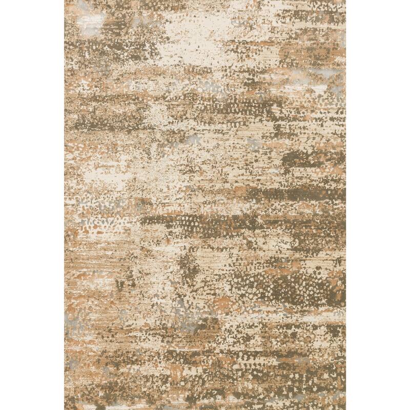 Alexander Home Augustus Modern Distressed Abstract Rug