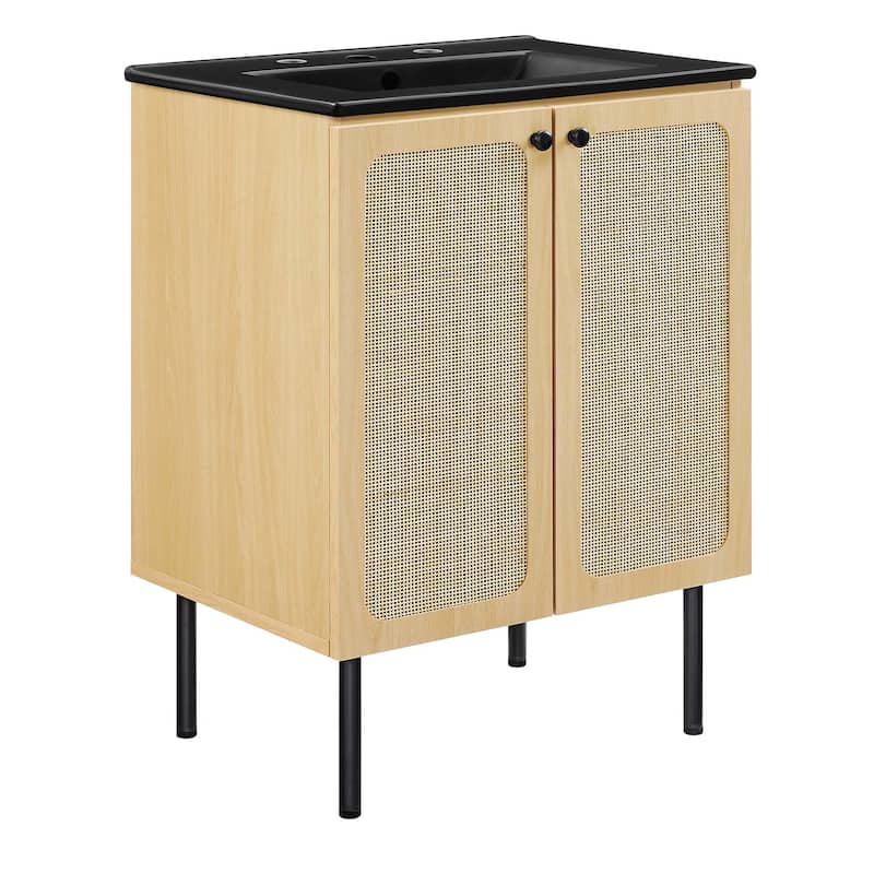 Chaucer Bathroom Vanity with Black Basin Included