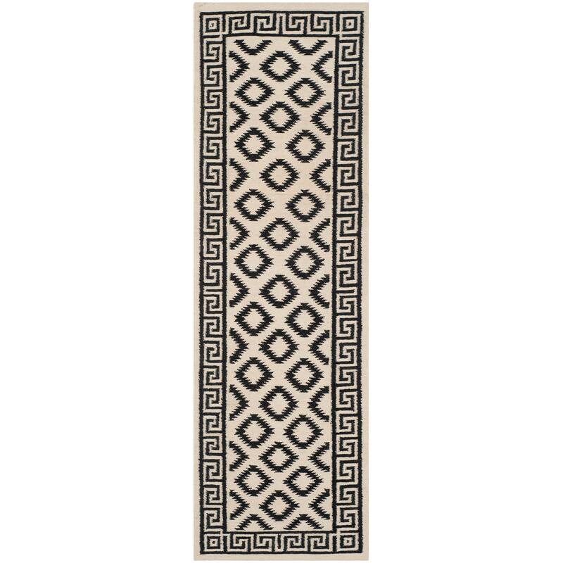 SAFAVIEH Handmade Flatweave Dhurries Adrienn Modern Moroccan Wool Rug
