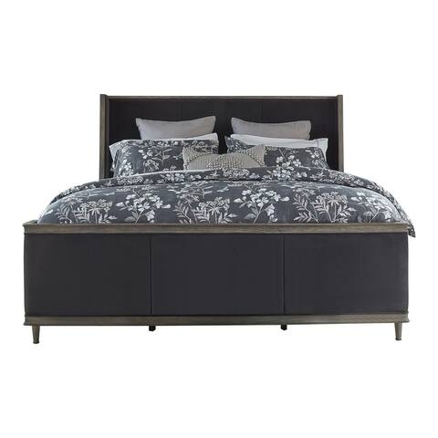 Coaster Furniture Alderwood French Grey Upholstered Panel Bedroom Set