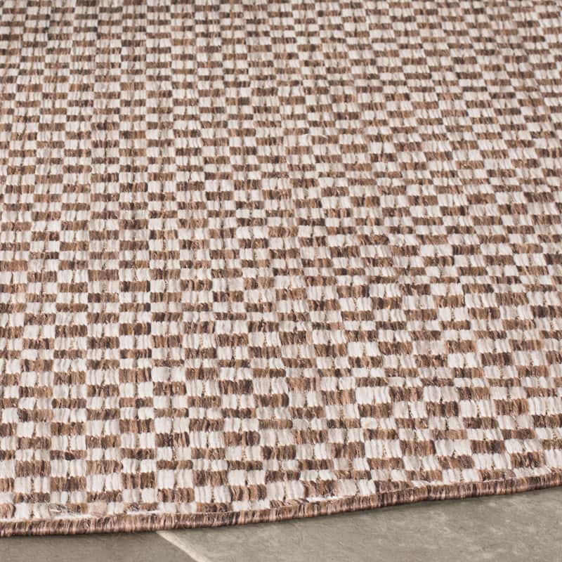 SAFAVIEH Courtyard Judi Indoor/ Outdoor Patio Backyard Rug