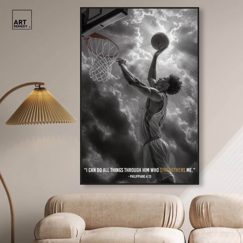 Strengthen Me Canvas by Art Remedy