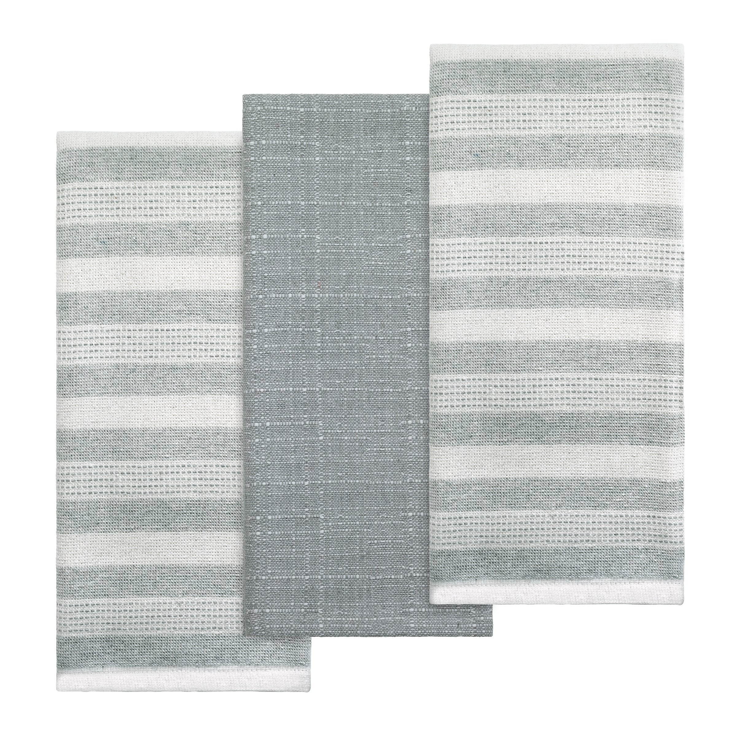 Izod Chester 3-Piece Kitchen Towel Set - Kitchen Towel 3 Pack