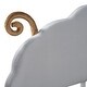 preview thumbnail 24 of 25, Full Size Upholstered Platform Bed with Sheep-Shaped Headboard