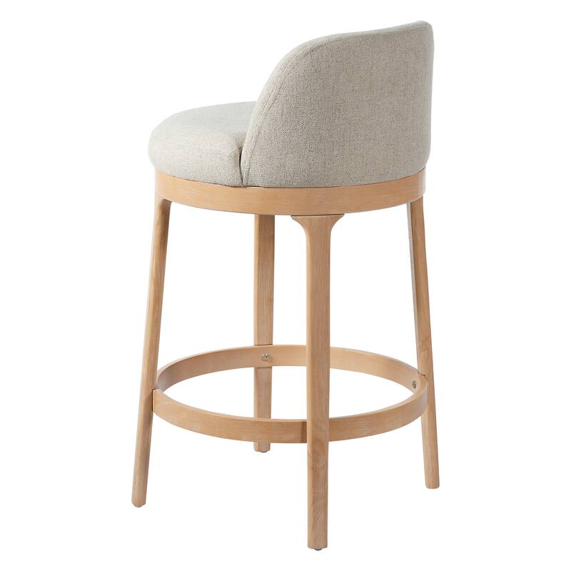 Christopher Knight Home - Chole Modern Wooden Upholstered Counter Stool