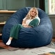 preview thumbnail 29 of 66, Jaxx Cocoon 6 Ft Giant Bean Bag Sofa and Lounger for Adults, Microsuede