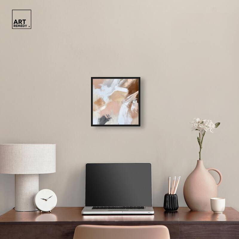 Taupe and Ash I Canvas by Art Remedy