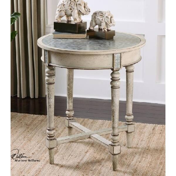 Shop 30 5 Old Ivory Poplar With Decorative Aluminum Clad Top