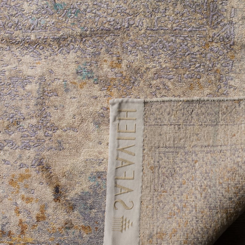 SAFAVIEH Couture Hand-knotted Centennial Lusa Modern Abstract Silk Rug