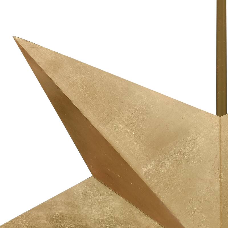 Elk Home Drama Gold Leaf With Gold Leaf Metal Shade 5 Light Pendant