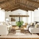 preview thumbnail 1 of 6, Fawn Medallion Wool and Cotton Area Rug 4' x 6' - Brown