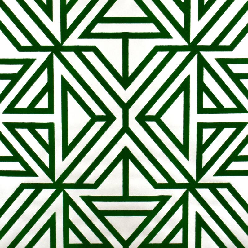 A-Street Prints Helios Green Geometric Wallpaper