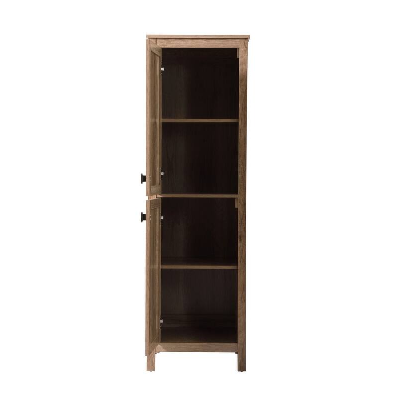 Indigo Home 20 Inch Bathroom Linen Storage Freestanding Cabinet - 20 x 22