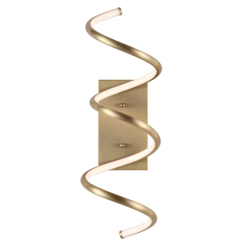 Draper Modern Metal Integrated LED Vanity Light Sconce, by JONATHAN Y