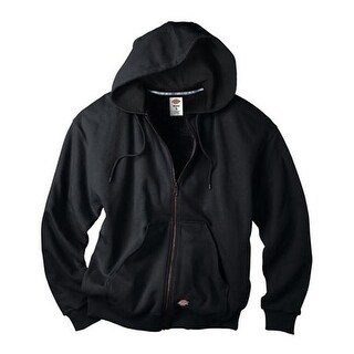 Shop Dickies Men S Thermal Lined Fleece Jacket Black Overstock