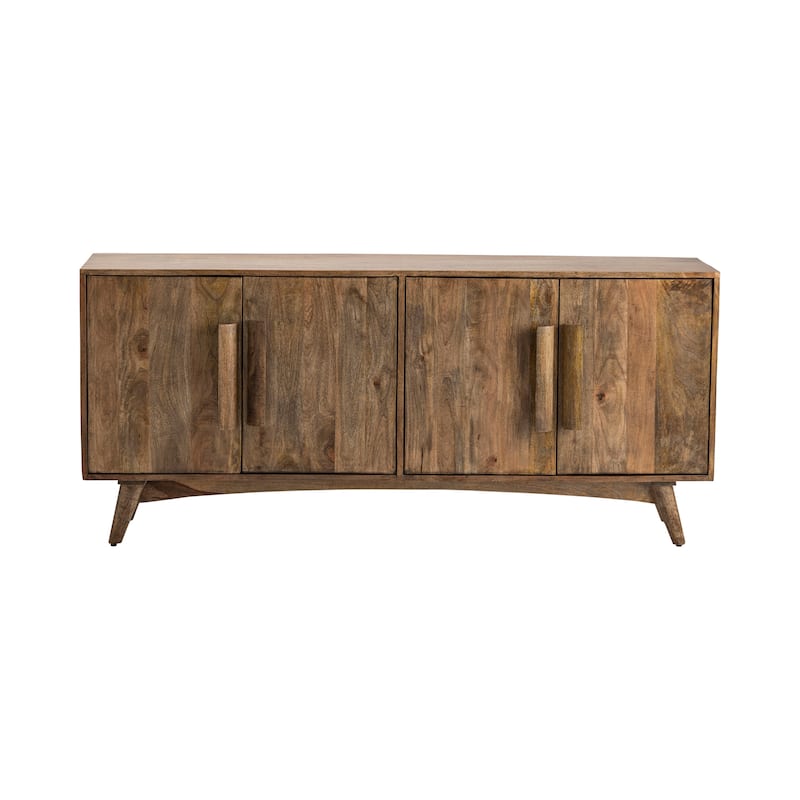 Sonoma Four-Door Sideboard - 72 x 16 x 32 - 72 x 16 x 32 - Dark Brown