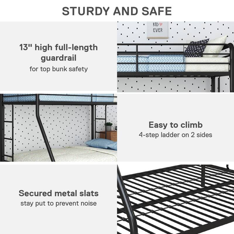 Avenue Greene Casey Twin over Full Metal Bunk Bed