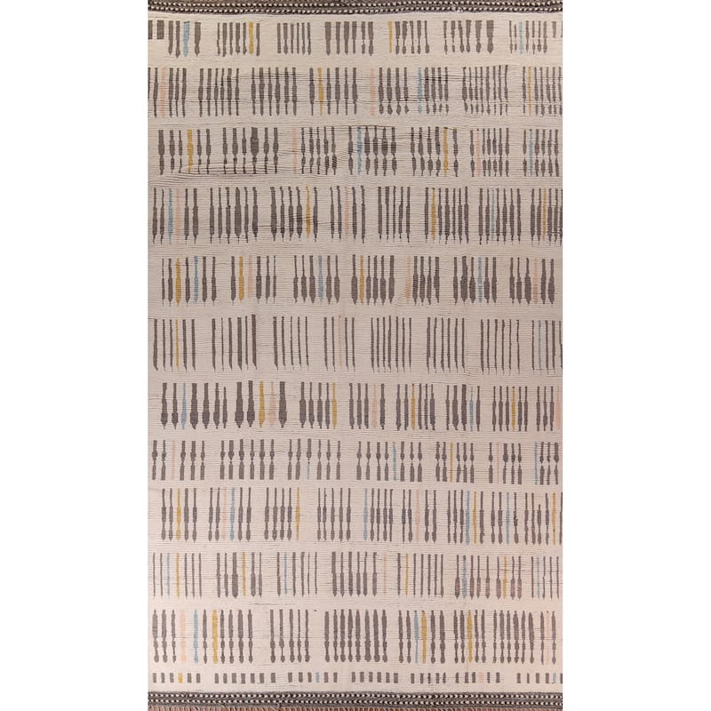 Moroccan Oriental Large Area Rug Handmade Living Room Wool Carpet - 11'9"x 18'9"