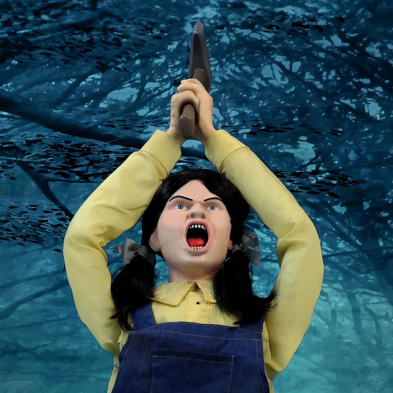 Haunted Hill Farm Axe Me Something by Tekky, Premium Halloween Animatronic